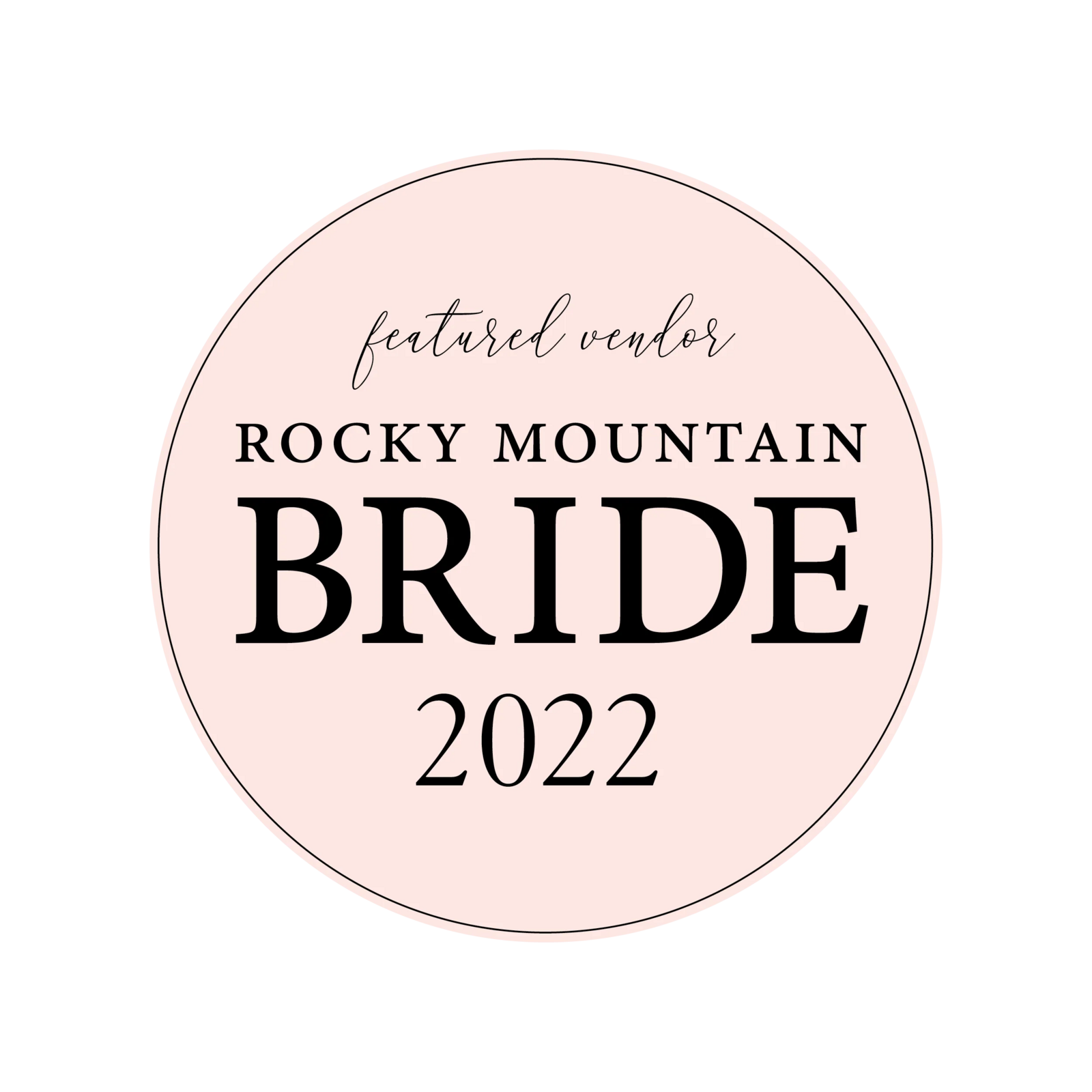 Rocky Mountain Bride featured vendor badge